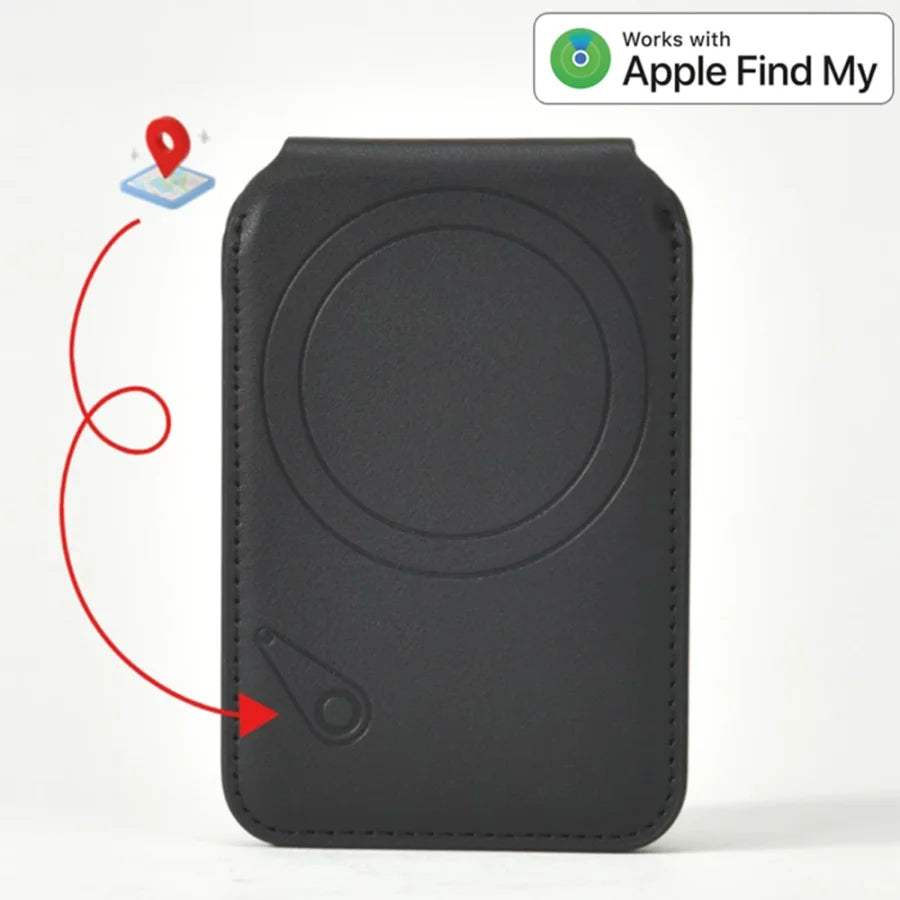 Apollo MagWallet Find My Wallet and Stand – Black