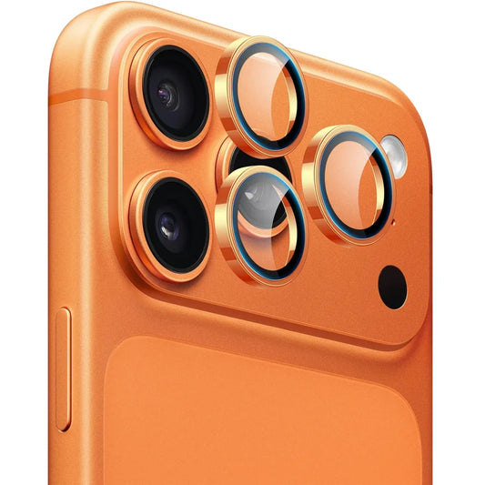 Apollo Optic Guard Lens Protector for iPhone 14/15/16/17 (Pro/Pro Max) – Orange