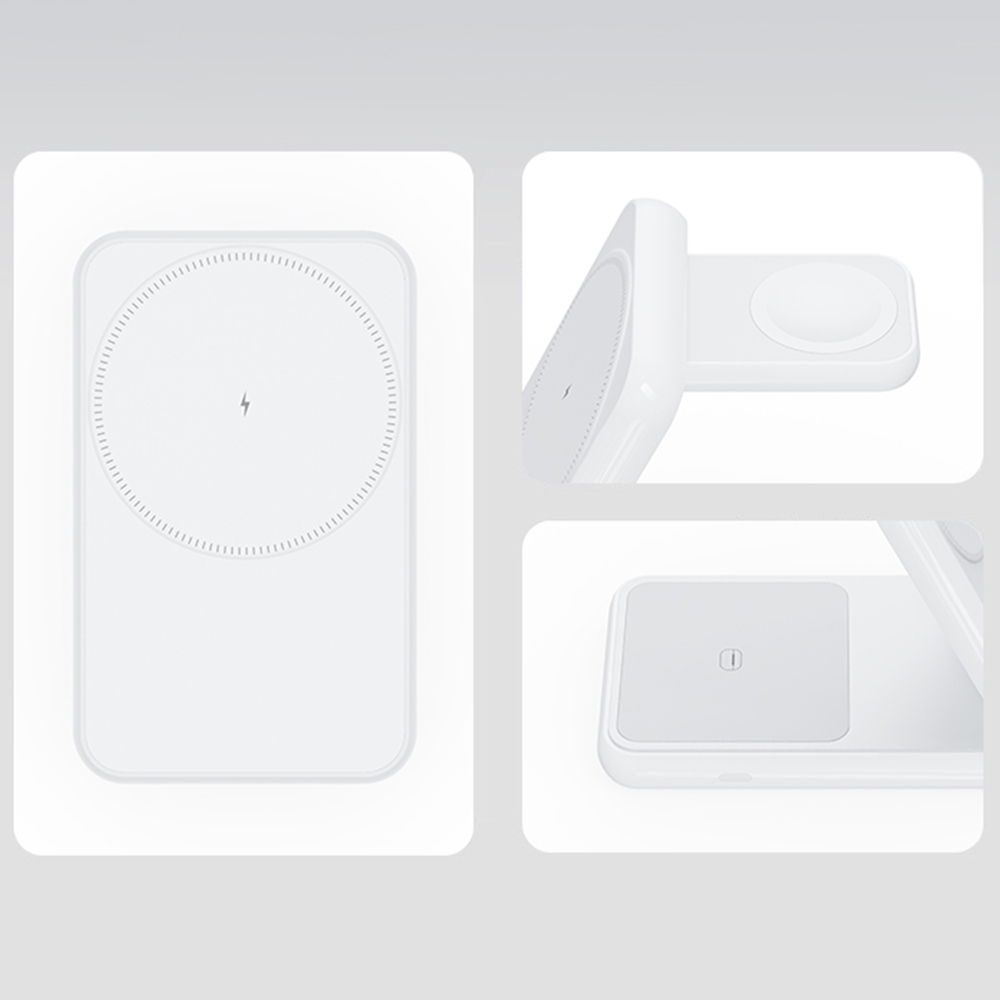 Apollo Pearl - 3 in 1 Ultra Premium MagSafe fast charger station