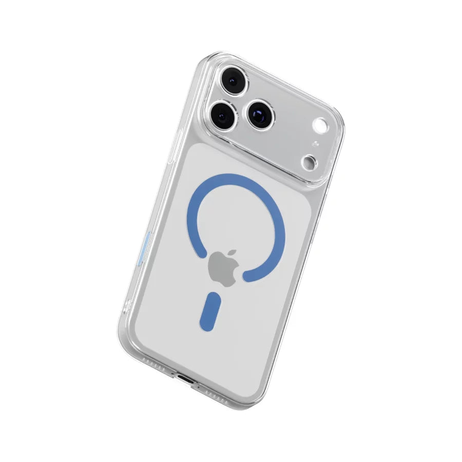 Apollo Air 2 MagSafe Case for iPhone 18 Pro / 17 Pro – Clear / Light Blue