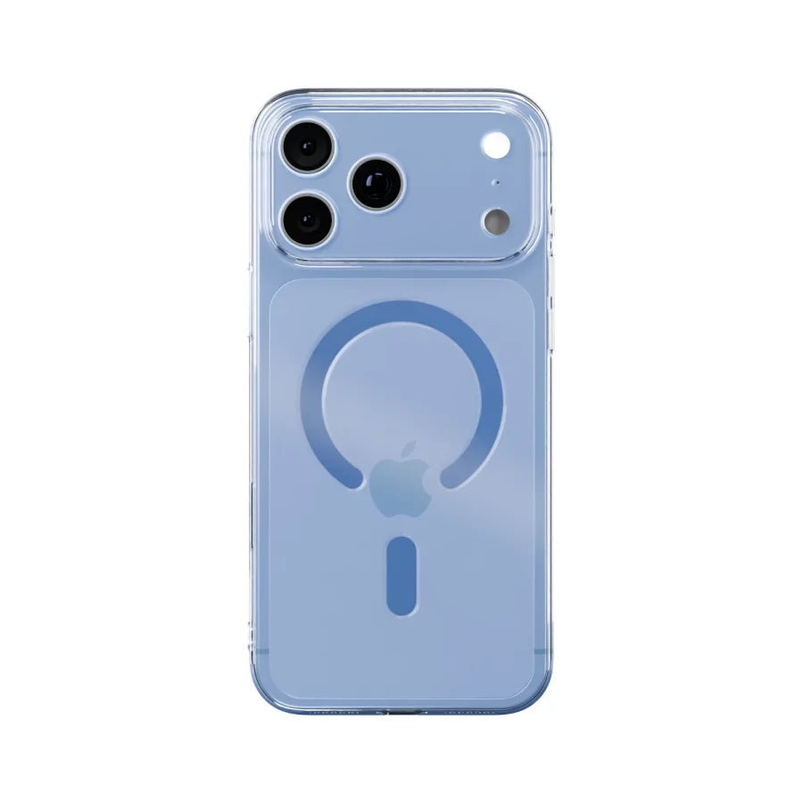 Apollo Air 2 MagSafe Case for iPhone 18 Pro Max / 17 Pro Max – Clear / Light Blue