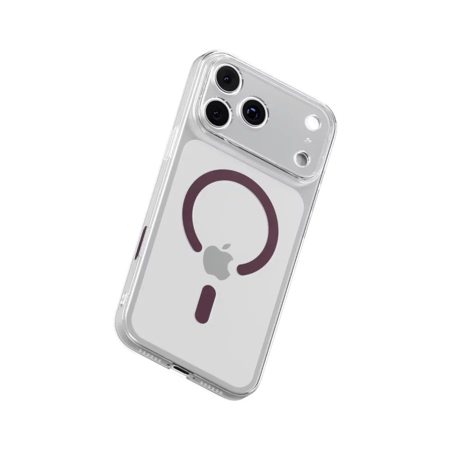 Apollo Air 2 MagSafe Case for iPhone 18 Pro Max / 17 Pro Max – Clear / Purple