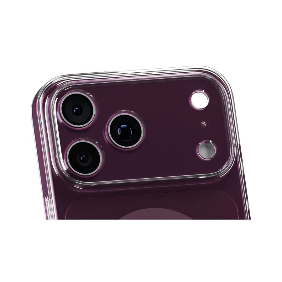 Apollo Air 2 MagSafe Case for iPhone 18 Pro Max / 17 Pro Max – Clear / Purple