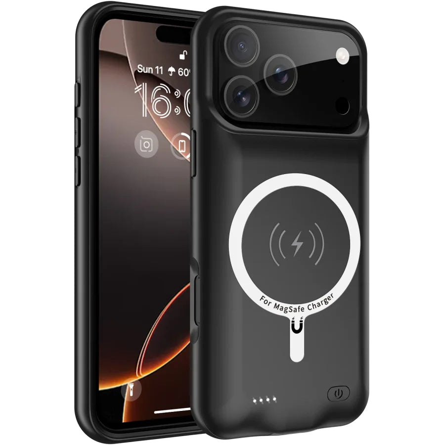 Apollo Amper MagSafe Case for iPhone 17 Pro / 18 Pro – Black