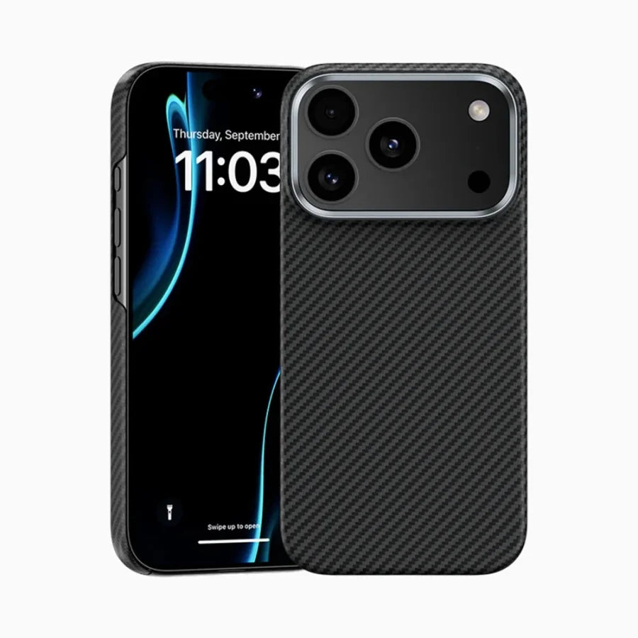 Apollo Aramid MagSafe Case for iPhone 17 – Black