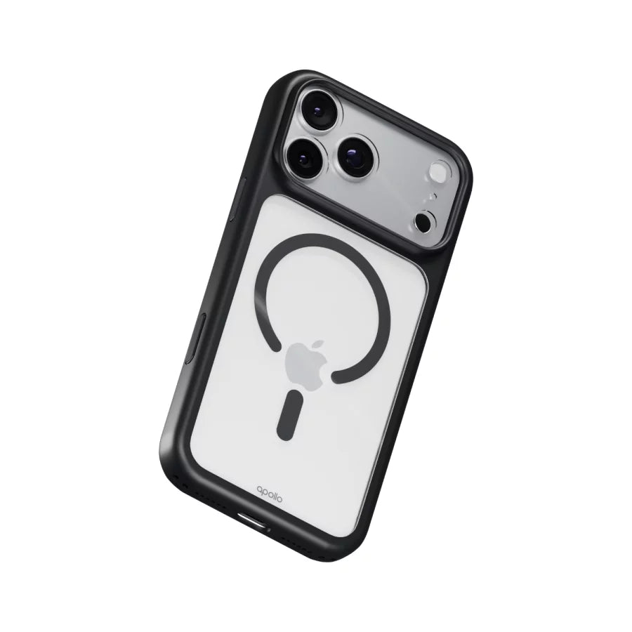 Apollo Armor 2 MagSafe Case for iPhone 18 Pro / 17 Pro – Clear / Black