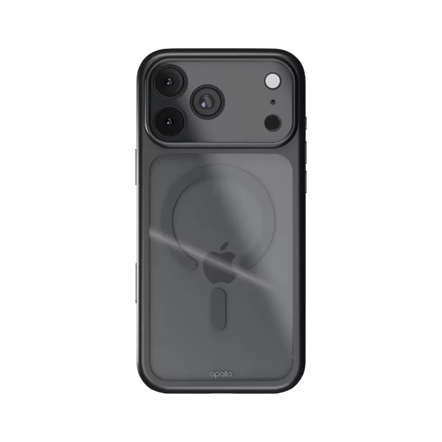 Apollo Armor 2 MagSafe Case for iPhone 18 Pro / 17 Pro – Clear / Black
