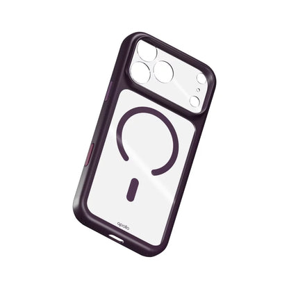 Apollo Armor 2 MagSafe Case for iPhone 18 Pro / 17 Pro – Clear / Purple