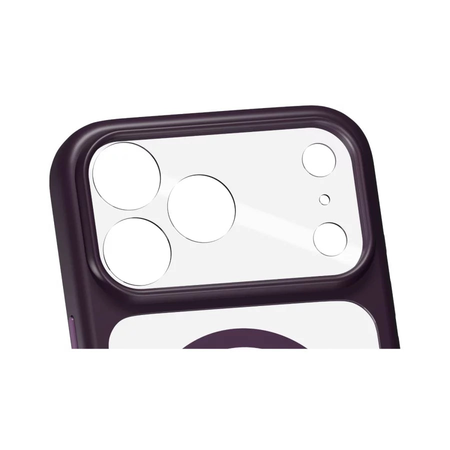 Apollo Armor 2 MagSafe Case for iPhone 18 Pro / 17 Pro – Clear / Purple