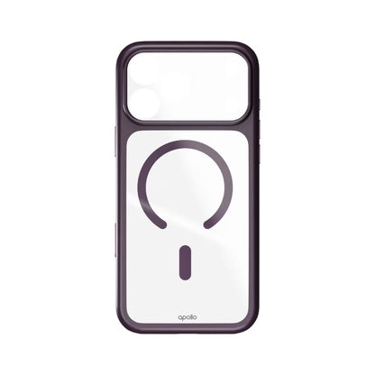 Apollo Armor 2 MagSafe Case for iPhone 18 Pro Max / 17 Pro Max – Clear / Purple