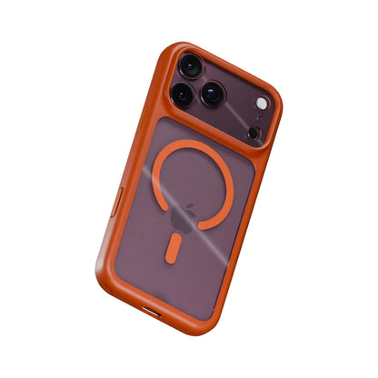 Apollo Armor 2 MagSafe Case for iPhone 18 Pro Max / 17 Pro Max – Clear / Orange