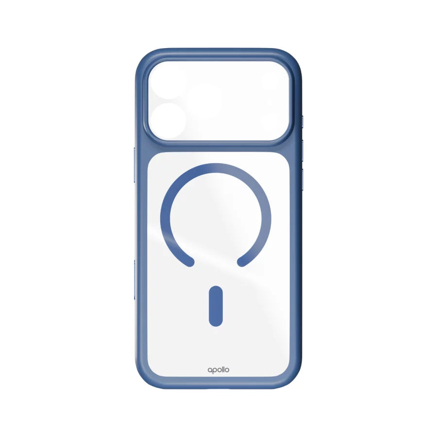 Apollo Armor 2 MagSafe Case for iPhone 18 Pro / 17 Pro – Clear / Light Blue