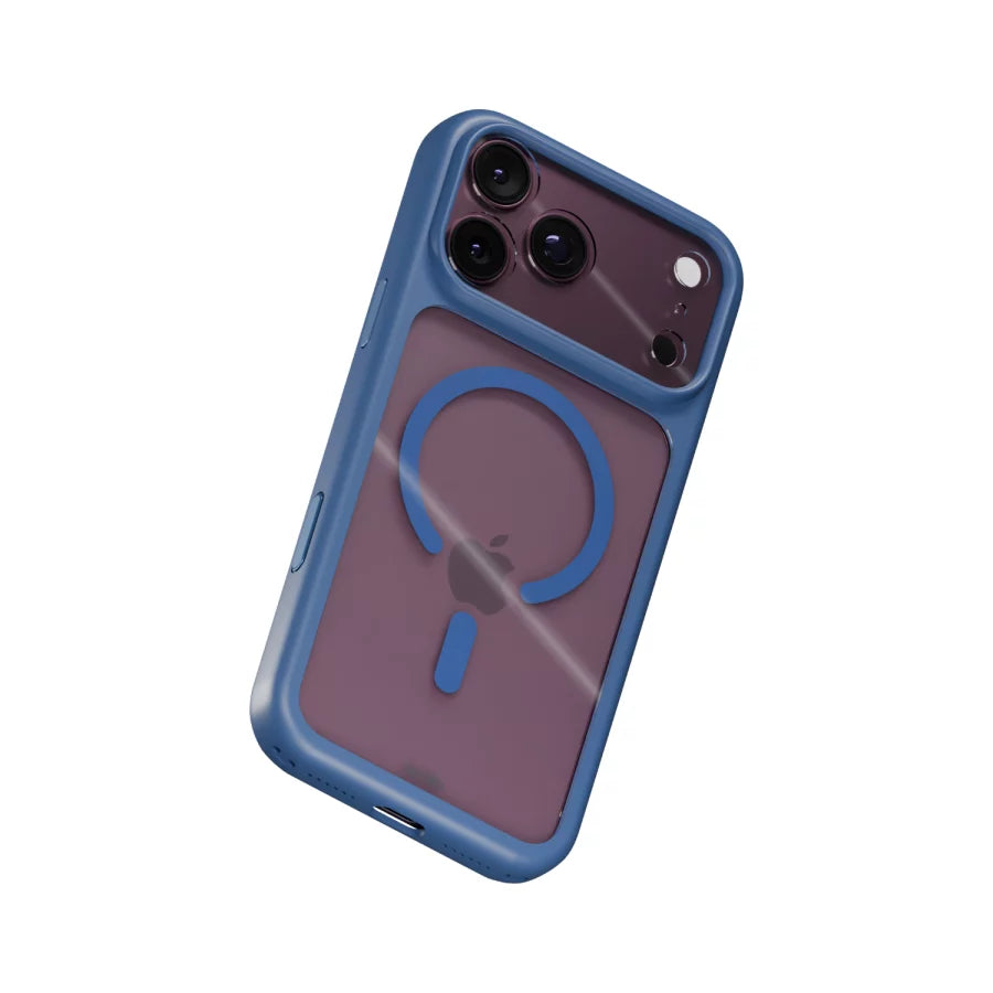 Apollo Armor 2 MagSafe Case for iPhone 18 Pro / 17 Pro – Clear / Light Blue