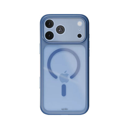 Apollo Armor 2 MagSafe Case for iPhone 18 Pro / 17 Pro – Clear / Light Blue