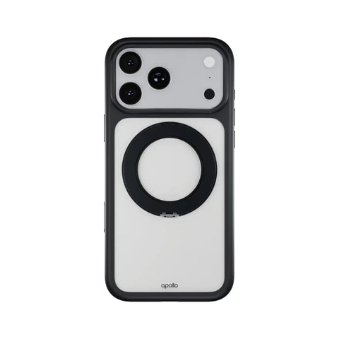 Apollo Atlas MagSafe Case for iPhone 18 Pro / 17 Pro – Clear / Black