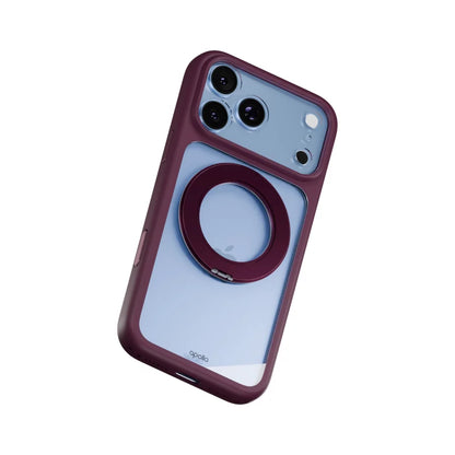 Apollo Atlas MagSafe Case for iPhone 18 Pro Max / 17 Pro Max – Clear / Purple