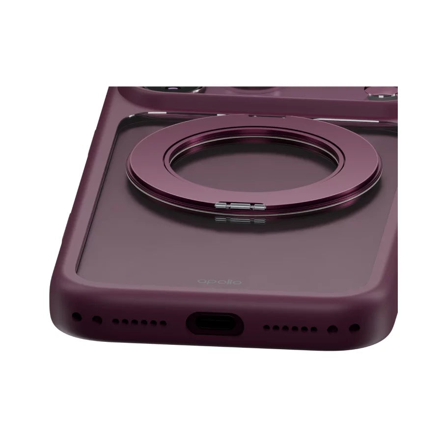 Apollo Atlas MagSafe Case for iPhone 18 Pro Max / 17 Pro Max – Clear / Purple