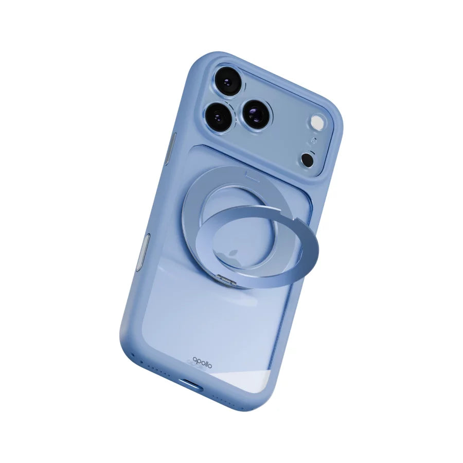 Apollo Atlas MagSafe Case for iPhone 18 Pro Max / 17 Pro Max – Clear / Light Blue