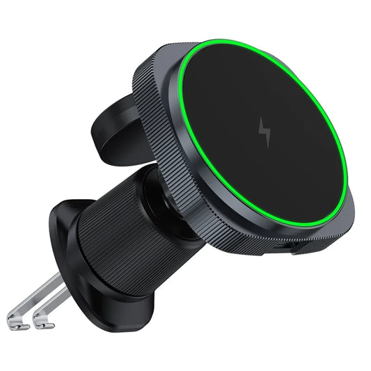 Apollo Drive MagDuo 15 W Car Charger – Black