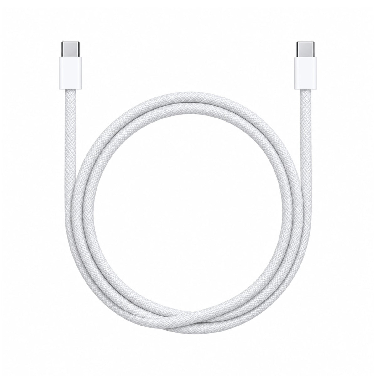 Apollo Flux 60 W Braided USB-C Cable, 1 m – White