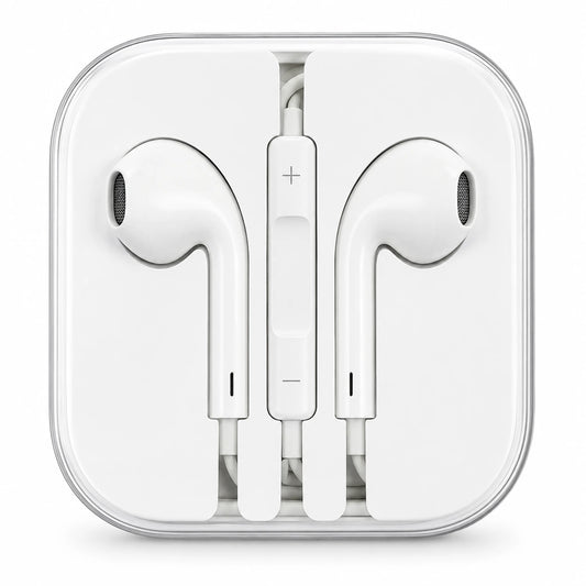 Basics USB-C Wired Earphones – White / Basics Lightning Wired Earphones – White