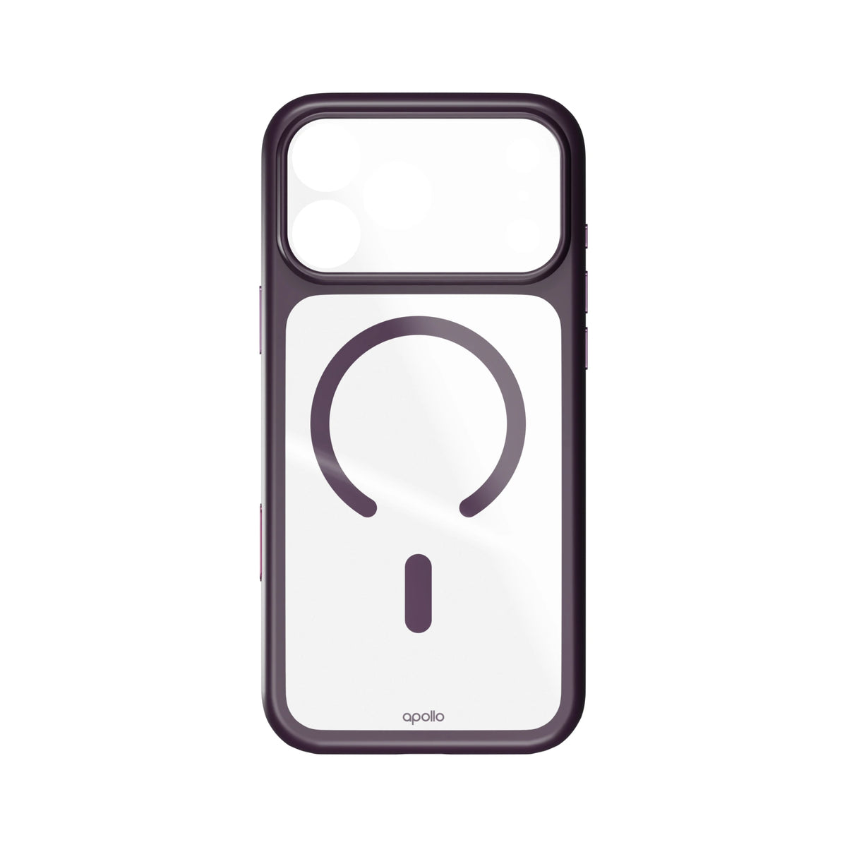 Apollo Armor 2 MagSafe Case – Clear / Purple