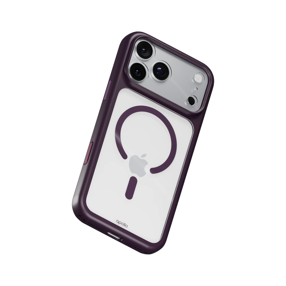 Apollo Armor 2 MagSafe Case – Clear / Purple