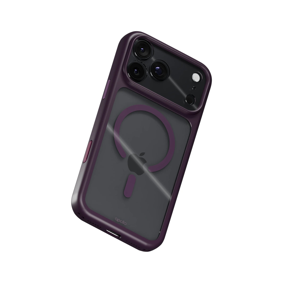 Apollo Armor 2 MagSafe Case – Clear / Purple
