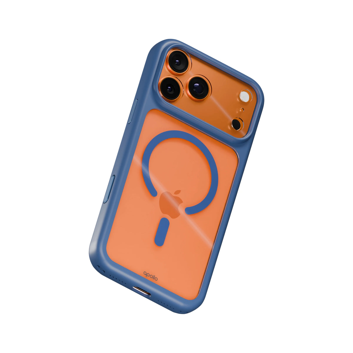 Apollo Armor 2 MagSafe Case – Clear / Light Blue