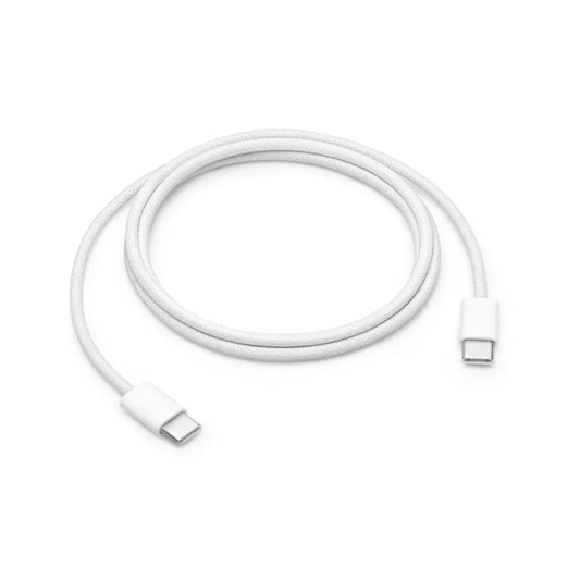Apollo Flux 60 W Braided USB-C Cable, 1 m – White
