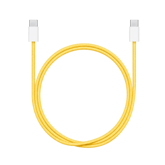 Apollo Flux 60 W Braided USB-C Cable, 1 m – Yellow