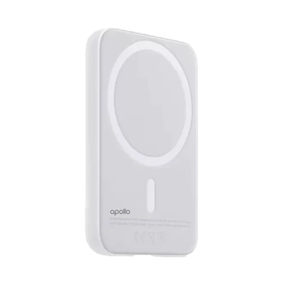 Apollo MagBat 5,000 mAh Magnetic Power Bank – White