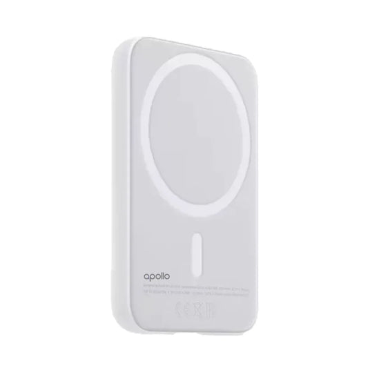 Apollo MagBat 5,000 mAh Magnetic Power Bank – White