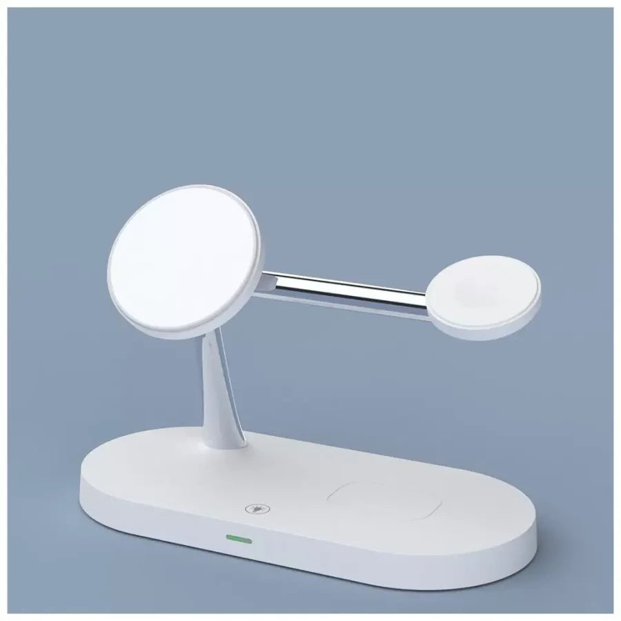 Apollo MagDock Wireless Charging Station with Light – White