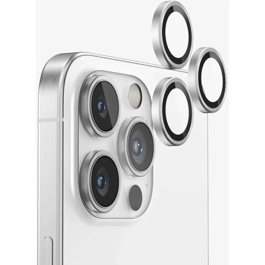 Apollo Optic Guard Lens Protector for iPhone 14/15/16/17 (Pro/Pro Max) – Silver