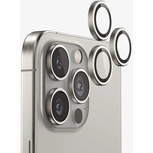 Apollo Optic Guard Lens Protector for iPhone 14/15/16/17 (Pro/Pro Max) – Titanium Grey
