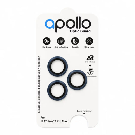 Apollo Optic Guard Lens Protector for iPhone Air/17e/16e – Blue