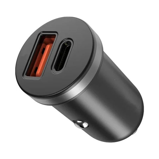 Apollo Power Drive 25 W USB-C and USB-A Car Charger – Black