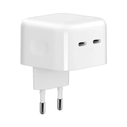 Apollo Power Duo Dual USB-C Power Adapter – White