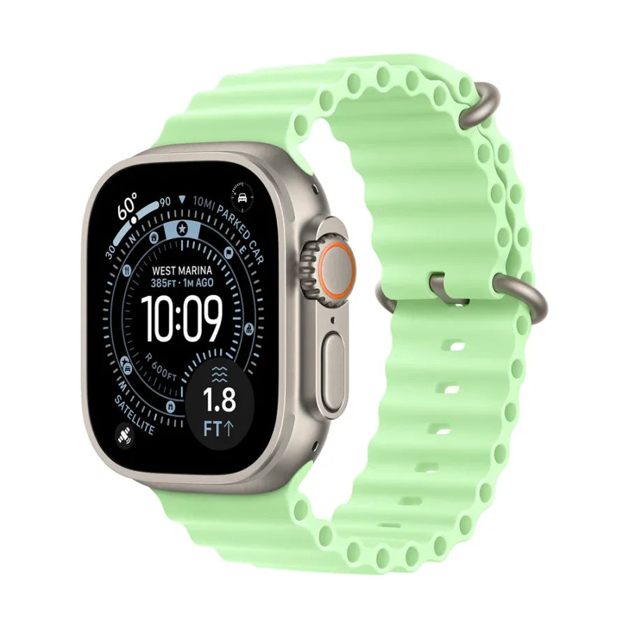 Apollo Ocean Band for Apple Watch 44 / 45 / 46 / 49 mm – Neon Green