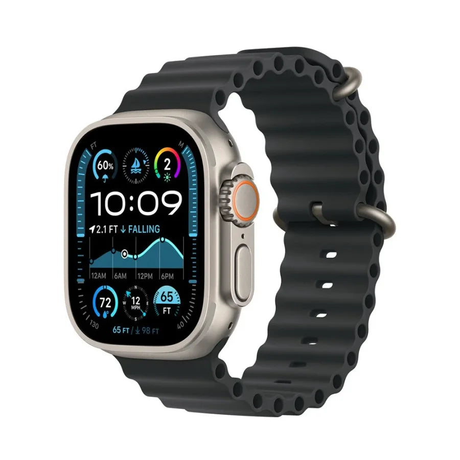 Apollo Ocean Band for Apple Watch 44 / 45 / 46 / 49 mm – Black