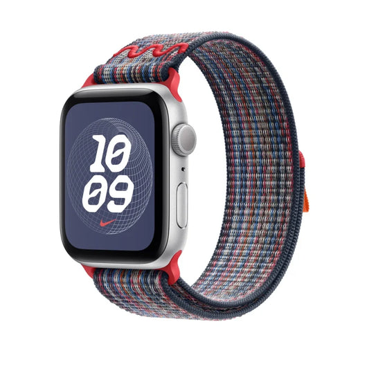 Apollo Sport Loop for Apple Watch 44 / 45 / 46 / 49 mm – Blue / Red