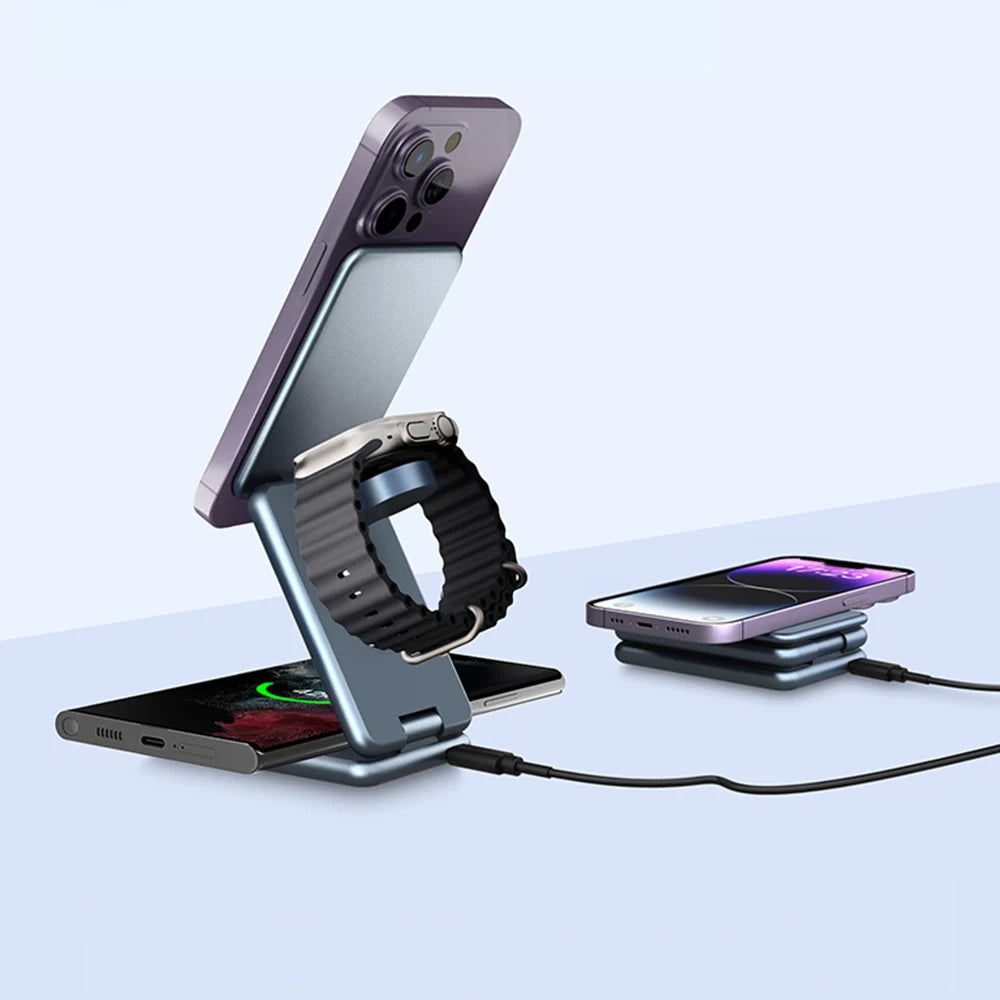 Apollo – MagStand – 3 in 1 – Silver – image 8