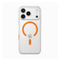 Apollo – Air 2 – iPhone 17 – Second Generation Acrylic - Glass like – Trasnparent / Orange Magnet – image 1