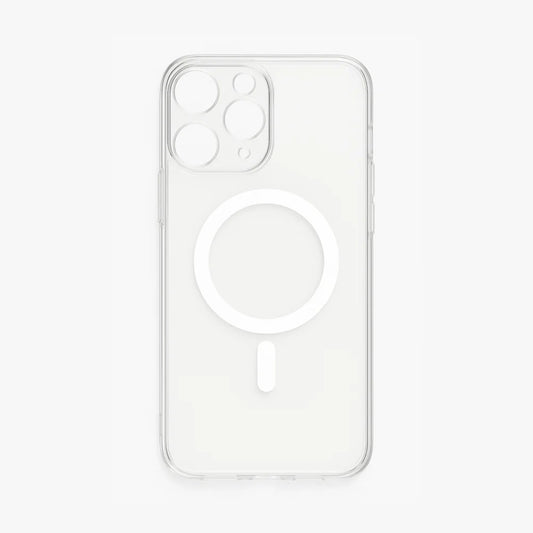 Apollo – Air – iPhone 15 Pro – Acrylic - Glass like – Trasnparent / White Magnet – image 2